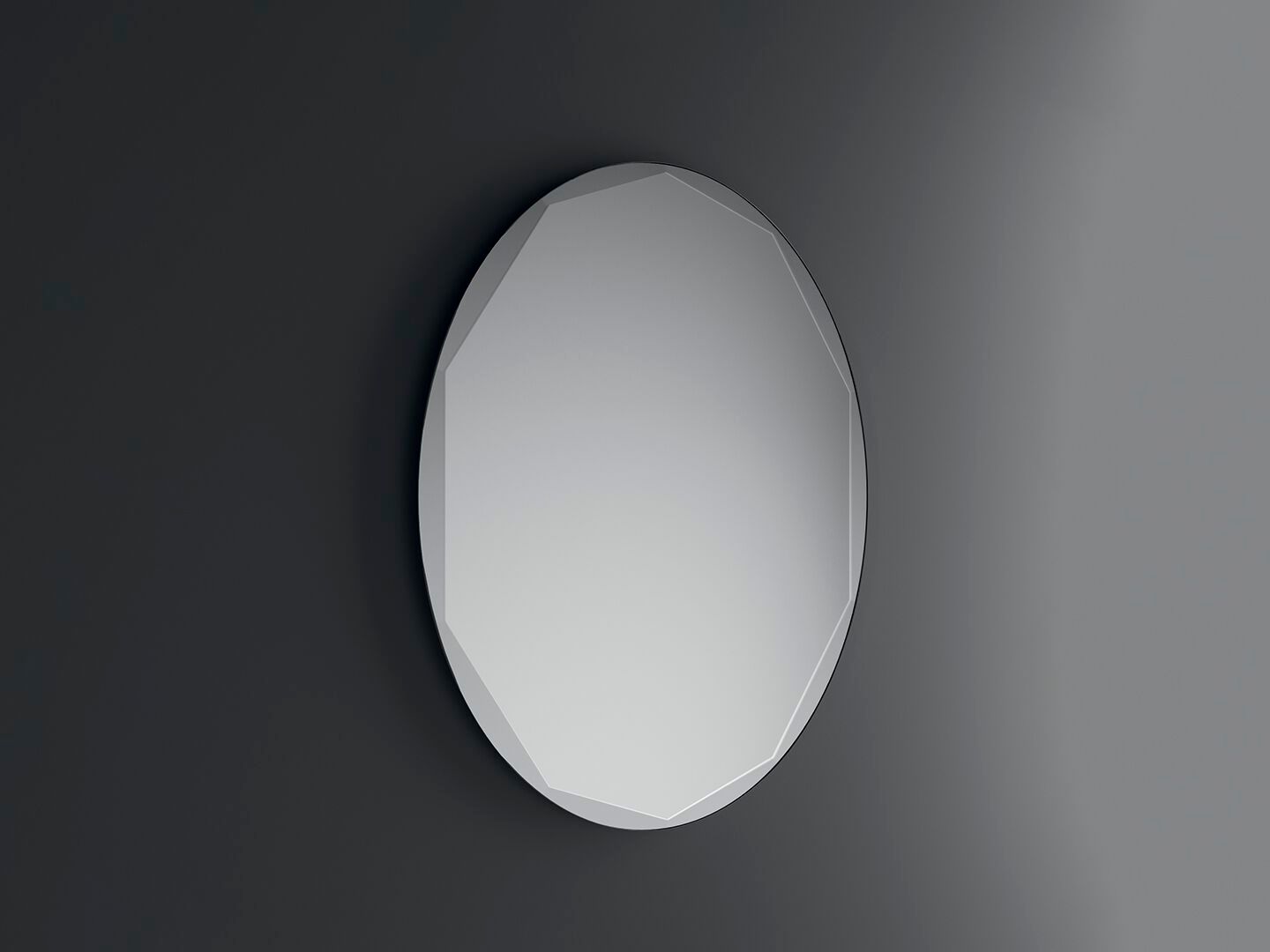 Овальное настенное зеркало для ванной комнаты INDA® TRASIMENO ARCH-00088432 - Вид №1