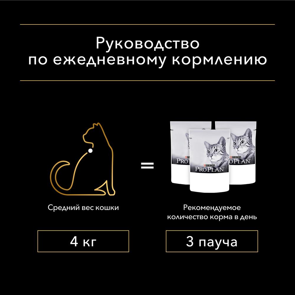 ПР0030907 Корм для кошек NutriSavour с чувствительным пищеварением или с особыми предпочтениями в еде, с океанической рыбой в соусе, пауч 85 г Pro Plan  - Вид №6