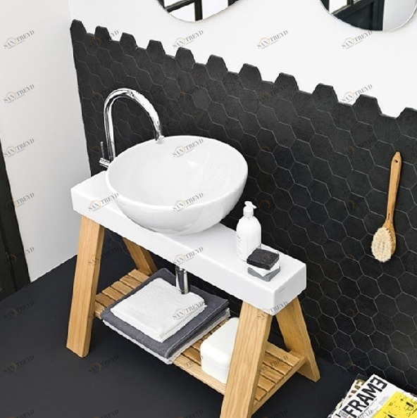 Консоль с накладной раковиной OSL001 94см ArtCeram IL CAVALLETTO