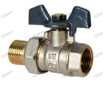 Кран шаровый амер. 1/2 U В г/ш со сгоном баб AQL 1167 AQL 1167 AQUALINK 181221