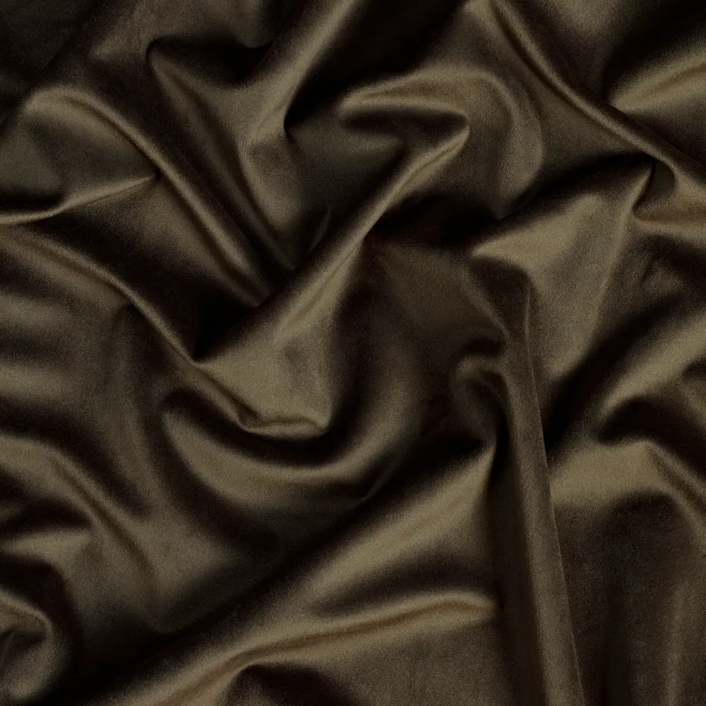 Ткань 1 м/п бархат 300 см цвет коричнево-серый GARDEN STLM-2178915 - Вид №1