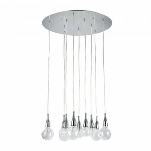 Люстра дизайнерская Ideal Lux minimal хром Minimal SP10 IDEAL LUX ДИЗАЙНЕРСКИЕ, MINIMAL, ШАР 057387 Хром