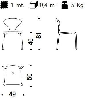 Moroso Штабелируемый стул из полипропилена Supernatural sun-id-1365341 - Вид №4
