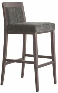 Palma Высокий табурет из бука со спинкой Opera 49ei.i6