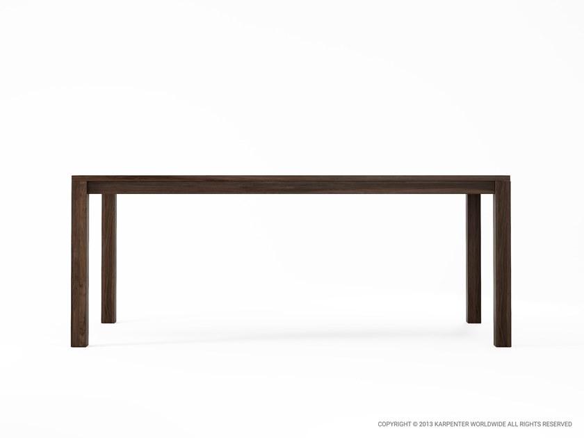 KARPENTER Прямоугольный деревянный обеденный стол Solid sun-id-1368451 - Вид №3