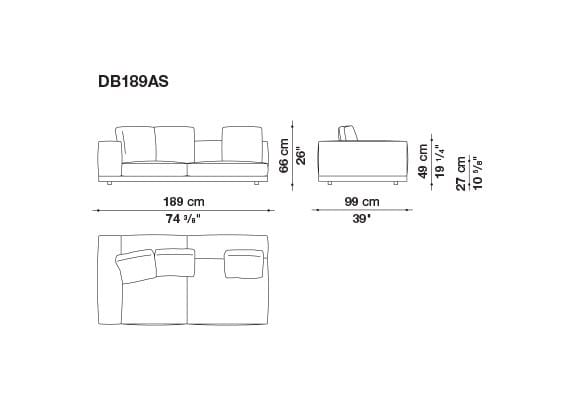 Кожаный диван B&B Italia док ARCH-00106863 - Вид №44