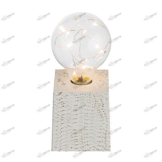 Настольная лампа Globo Goldy 28100-24 GLOBO ИНТЕРЬЕРНЫЕ 195017 Прозрачный;серый Ceramica Globo 