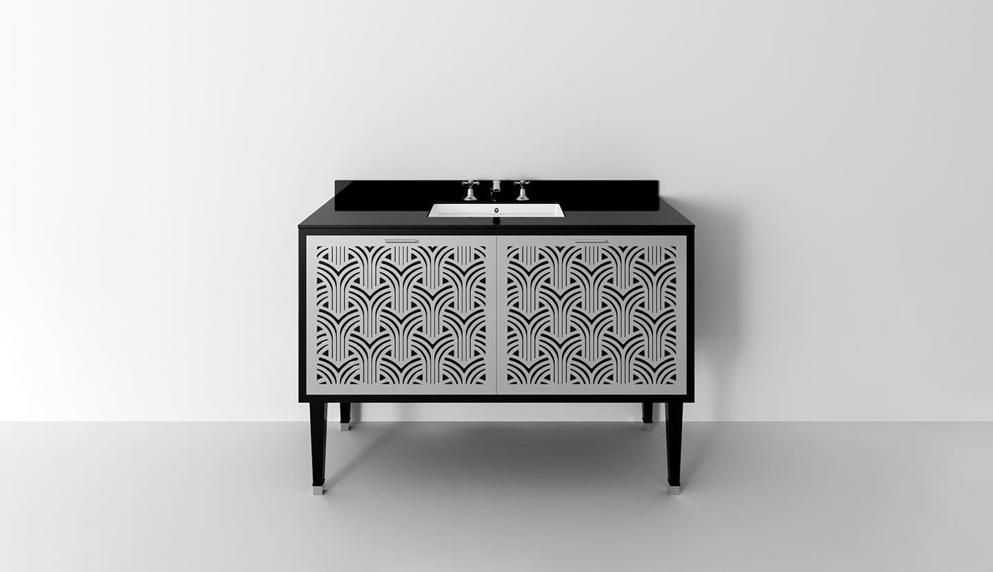 Деревянный напольный умывальник с ящиками Park Avenue CORA 2S ARCH-00077371 - Вид №1