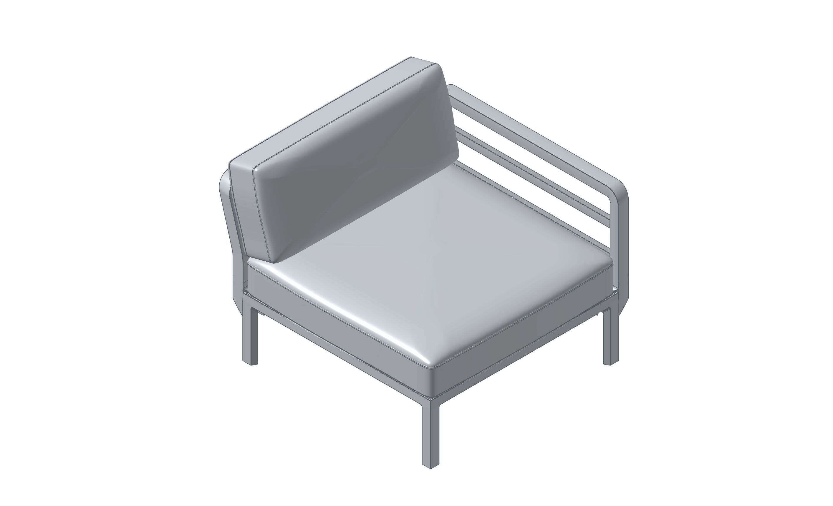 Садовое кресло с подлокотником (dx или sx) Nardi MAXIMO ARCH-00033755 - Вид №15