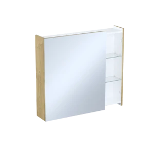 Корпус зеркального шкафа Iddis Lahta LAH80V0i99 72x80x15 см цвет дуб светлый