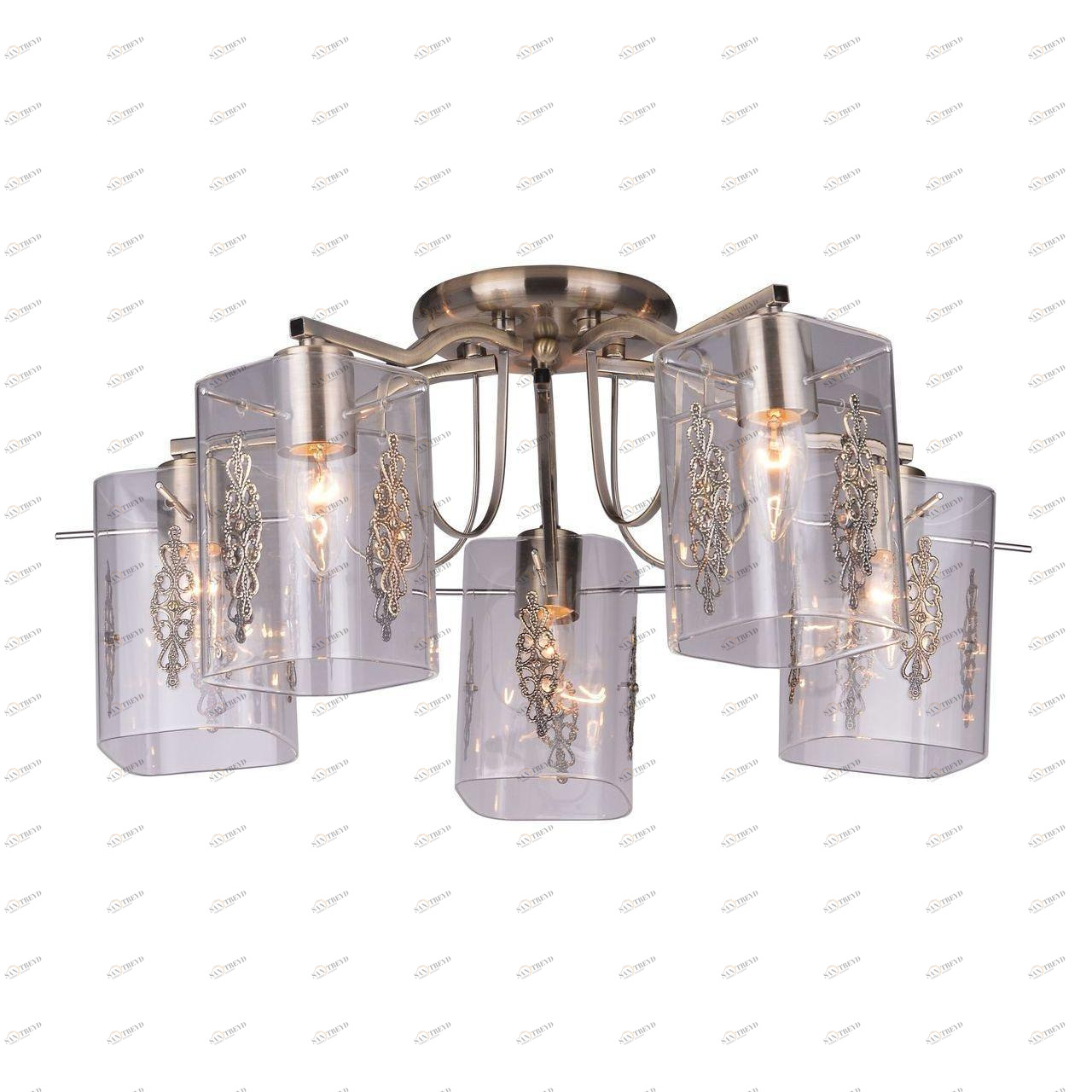 Потолочная люстра Toplight Rosaline TL3710X-05AB TOPLIGHT ROSALINE 183958 Бронза 