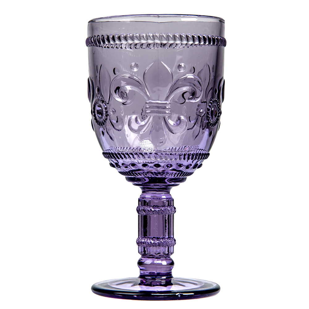Комплект винных фужеров «Королевская лилия» BYOBJECT CRYSTAL 030040 Голубой;зеленый;фиолетовый Object Desire - Вид №3