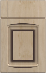 Фасады для кухни Патина Фрезеровка «Кембридж» Берёза полированная №22 SIST1955-222