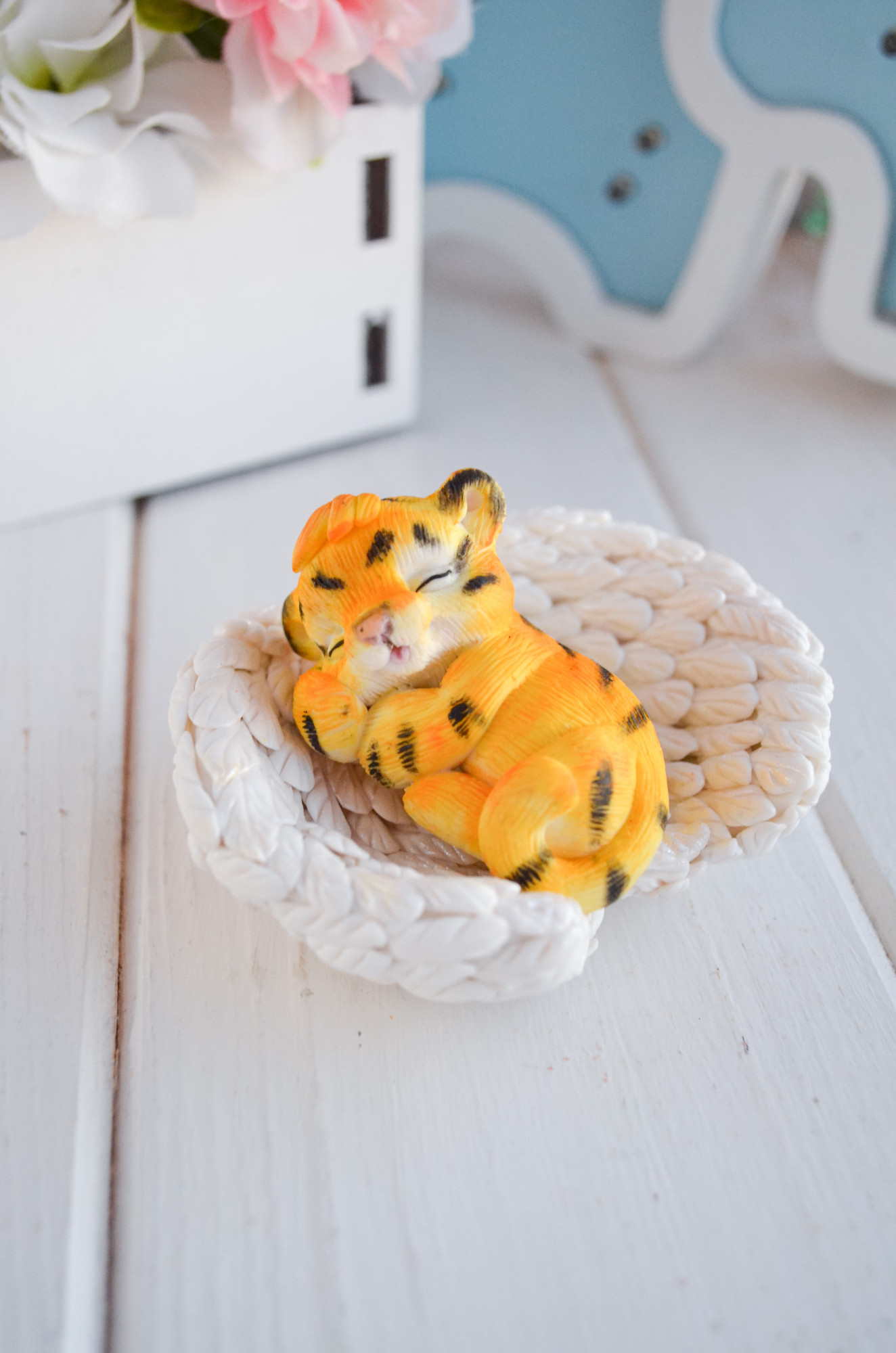 11233 Форма "Тигрёнок спит мини S" силикон HobbyPage 