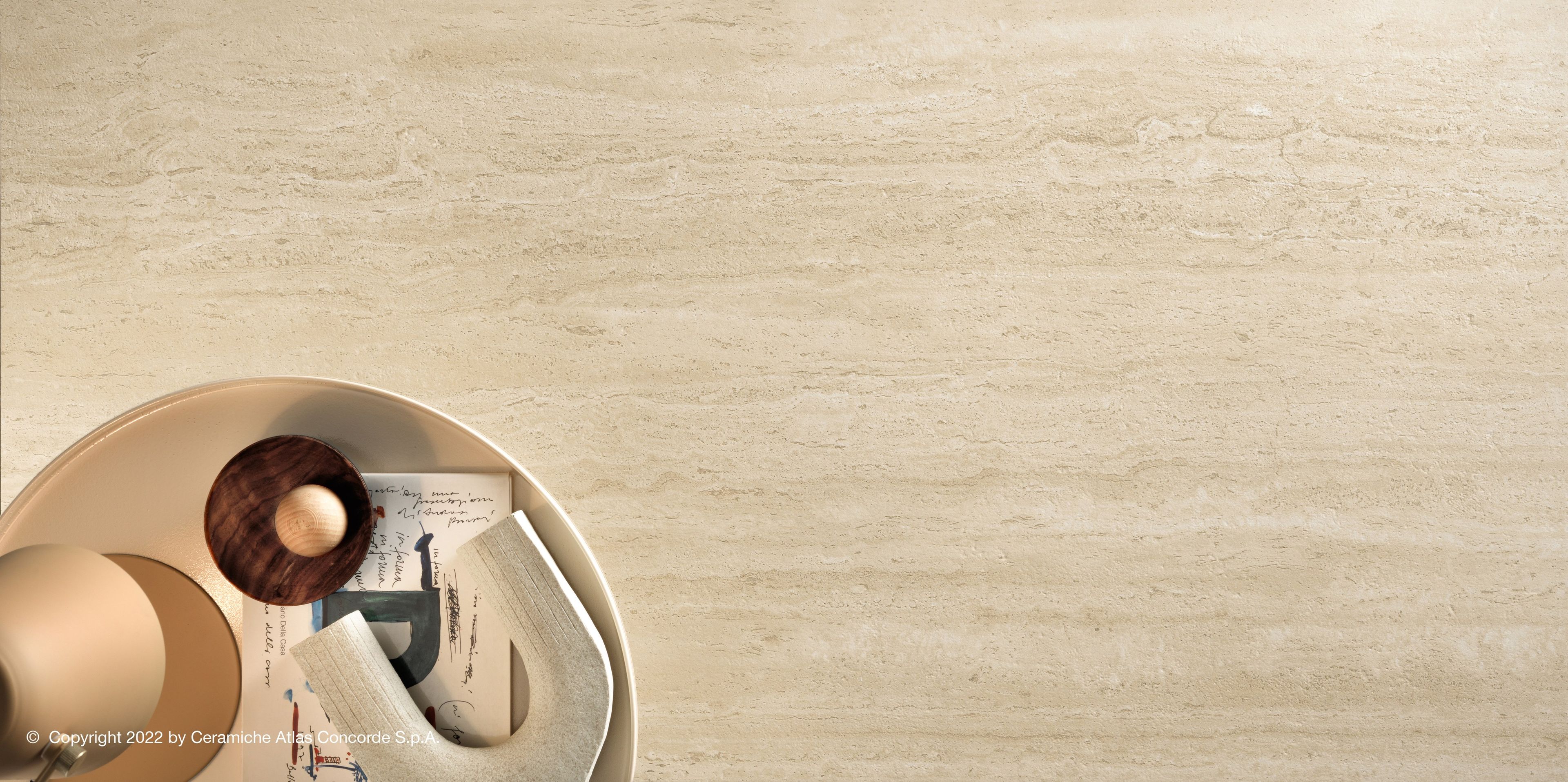 Пол / керамогранит с мраморным эффектом Atlas Concorde Marvel Travertine ARCH-00039068 - Вид №33