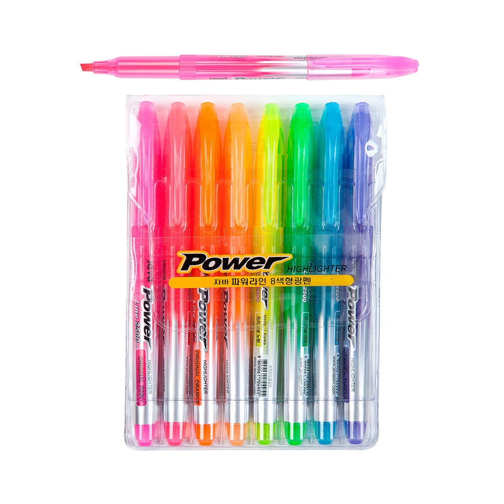 15.001B Набор маркеров Рower Line 4 мм 8 цв. Java 