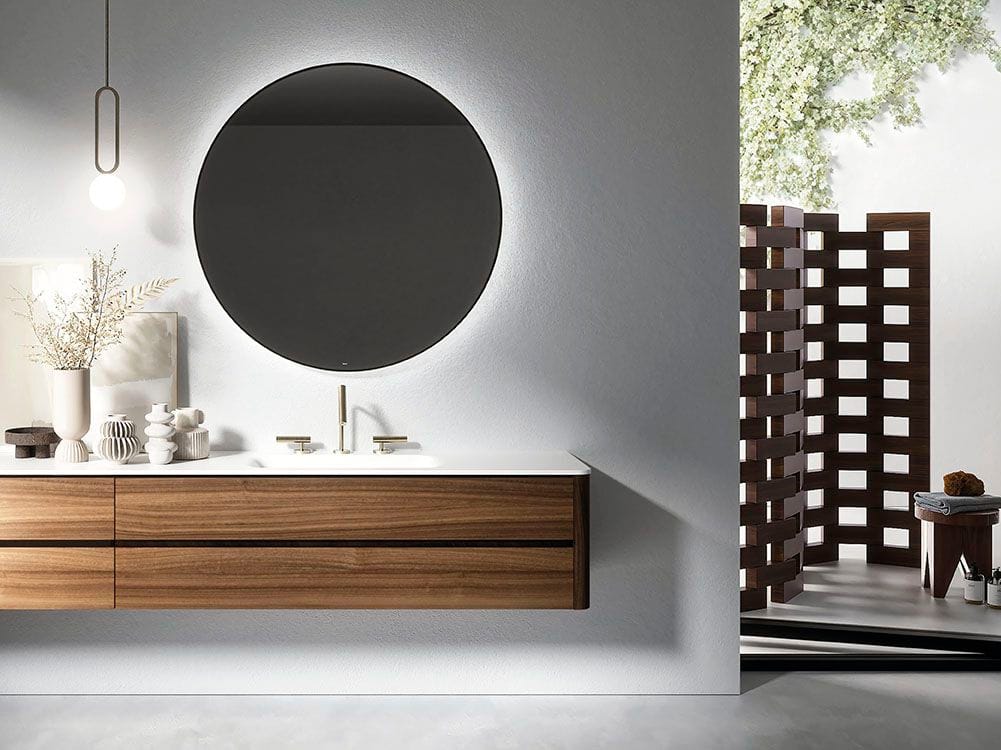 Подвесной умывальник Cristalplant® с ящиками Falper ViaVeneto Classica ARCH-00151506