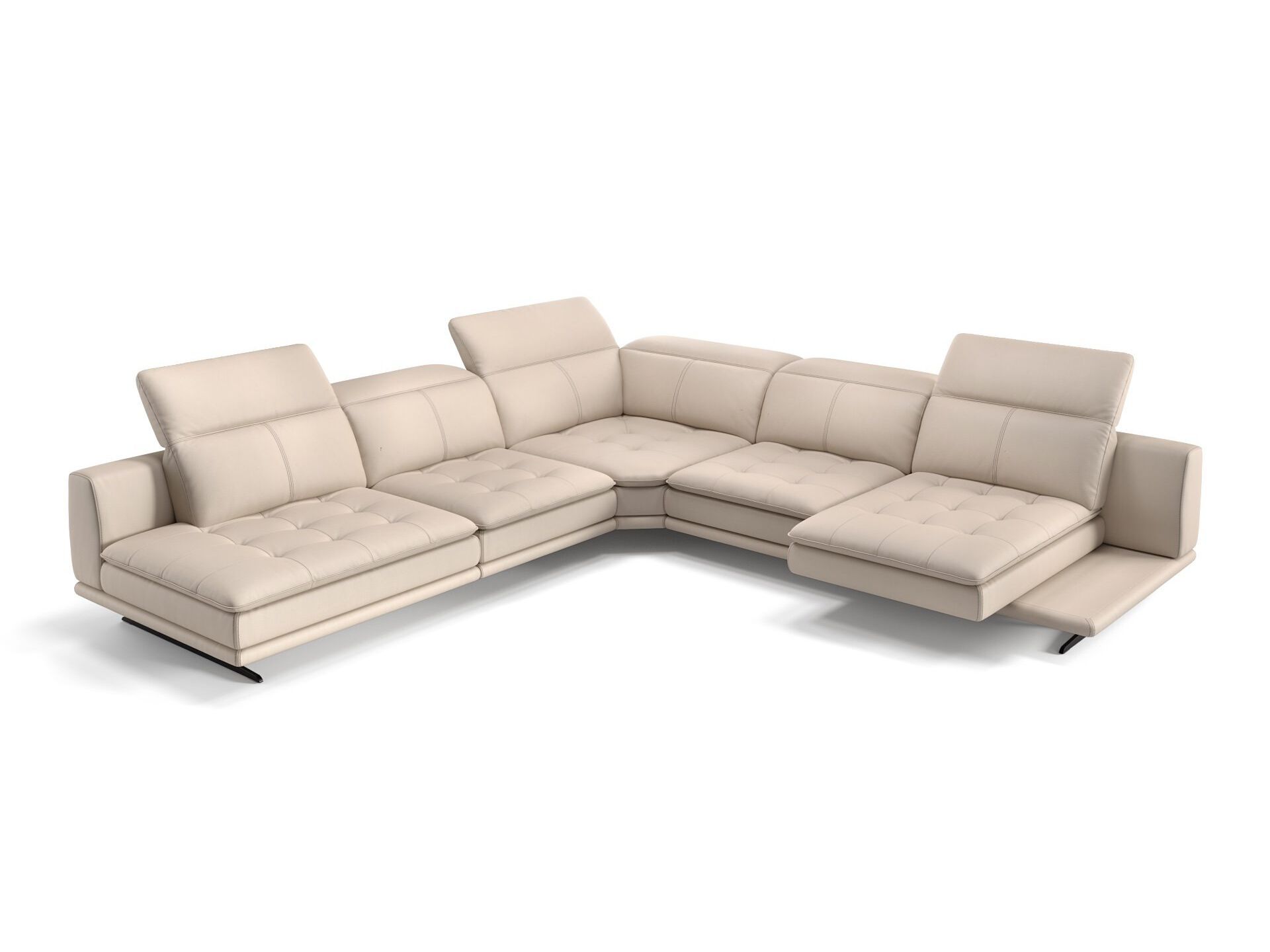 Кожаный угловой диван Sofanella Ницца ARCH-00044465