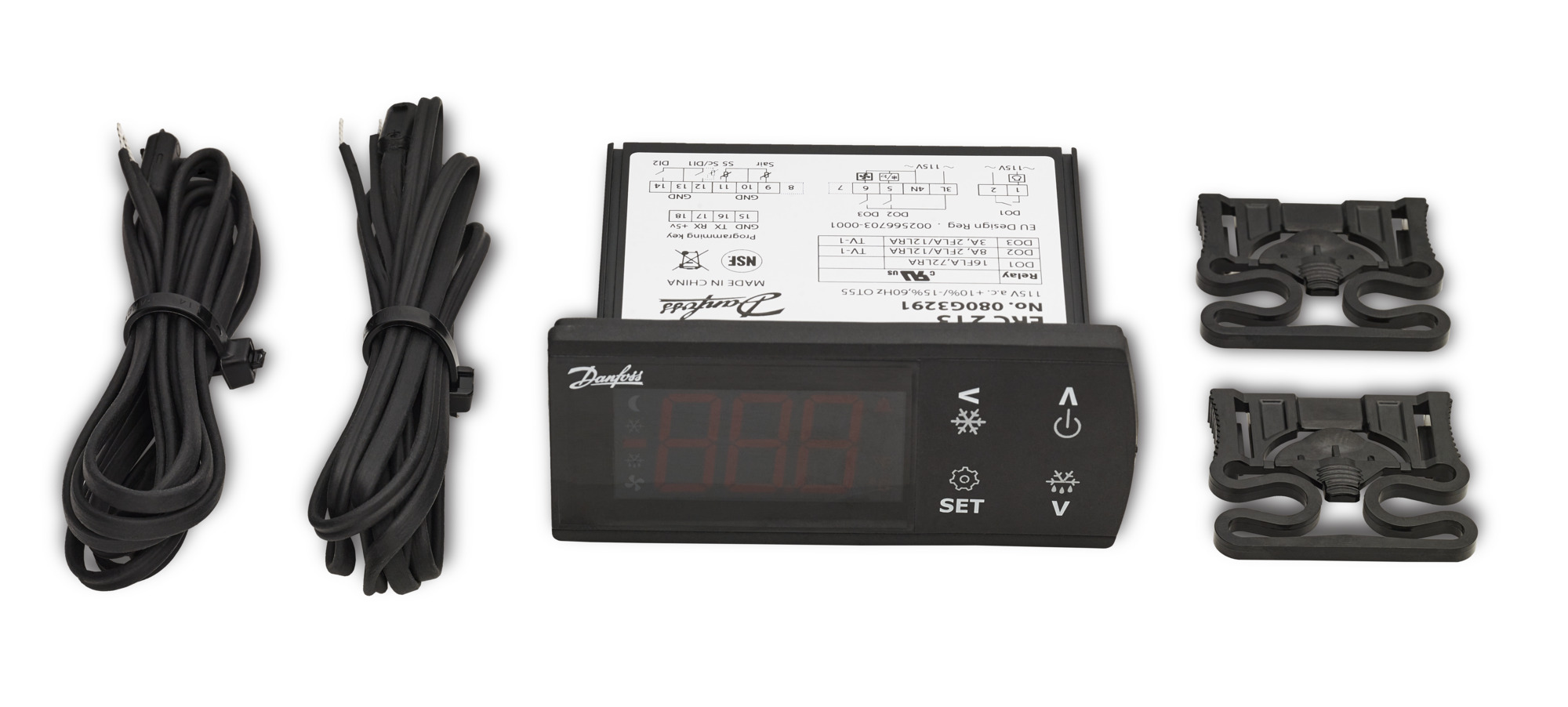 Danfoss ERC 21x ERC 211,Controller, RED LED, 230V 080G3293  - Вид №46