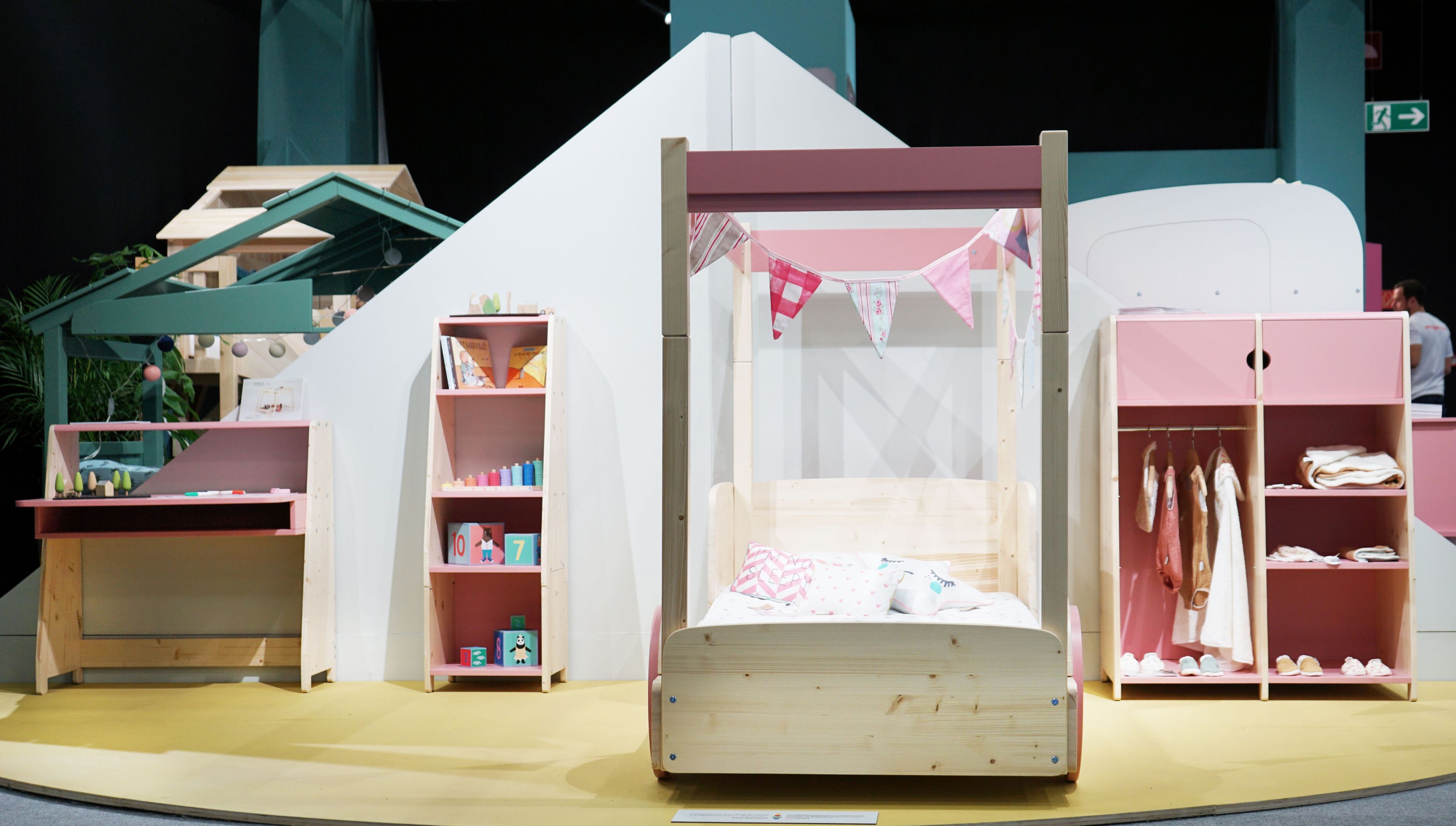 Деревянная односпальная кровать с балдахином Mathy by Bols ARCH-00085571 - Вид №8