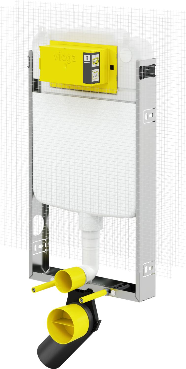 Viega Блок для унитаза Prevista Pure 8513 (799427) 799 427