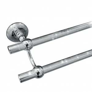 C67-509 C67-509 Настенный двойной полотенцесушитель CUPOLA Cristal & Bronze COUPOLE