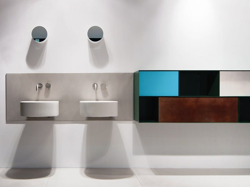 Бетонный одиночный подвесной умывальник Moab Elletre ARCH-00078215 - Вид №6