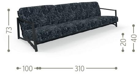 Talenti Диван из ткани Cottage sun-id-1358769 - Вид №5