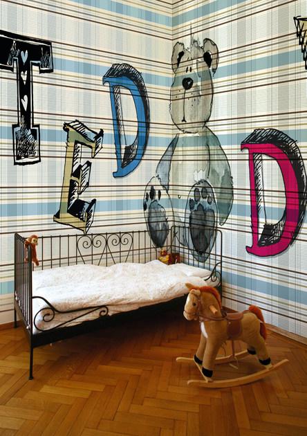 Wall&decò Детские обои в тартан Contemporary wallpaper 2011 sun-id-1387291 - Вид №1