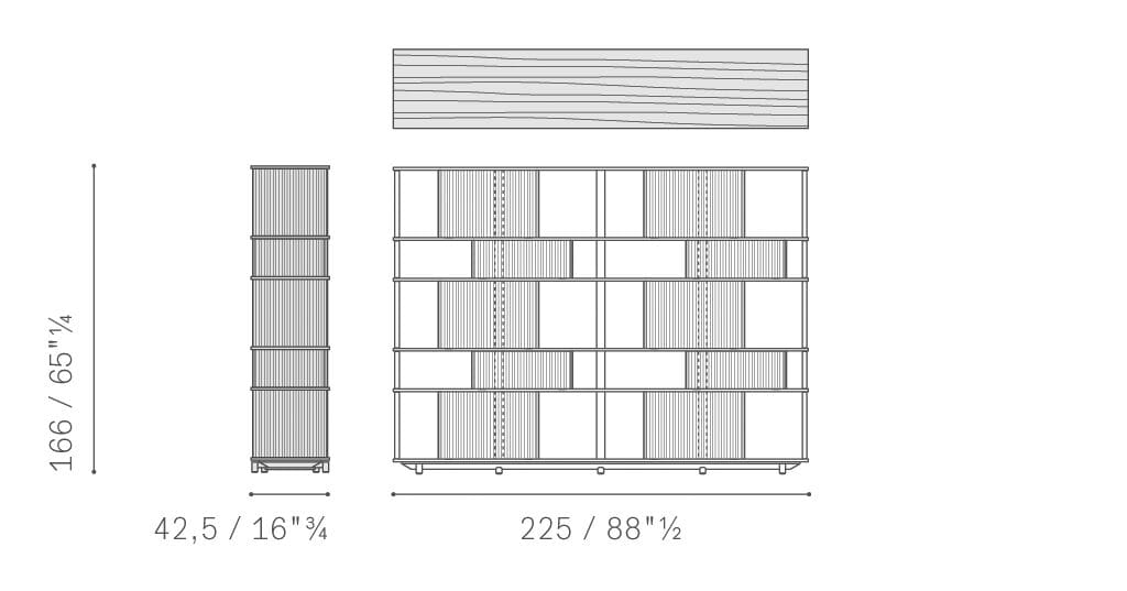 Книжный шкаф из дуба Poltrona Frau коллекция-мебель и аксессуары ARCH-00097975 - Вид №8