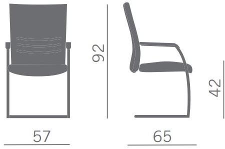 Kastel Кожаное консольное кресло для конференций King sun-id-1446204 - Вид №1