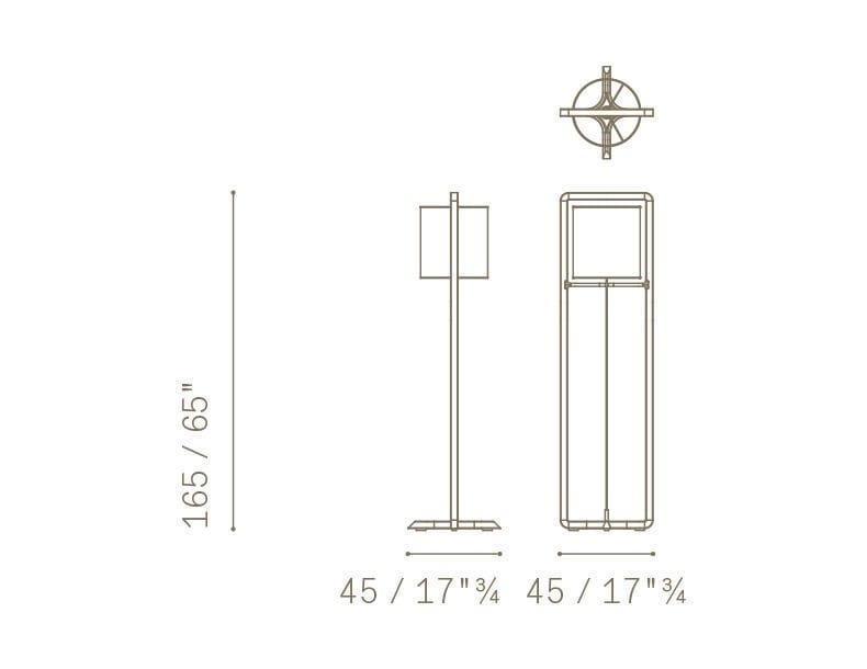 Деревянный торшер Poltrona Frau коллекция-мебель и аксессуары ARCH-00045090 - Вид №2