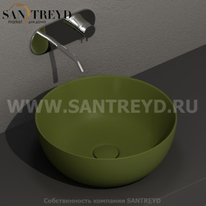 534411 Накладная раковина на столешницу  круглая Kerasan Nolita
