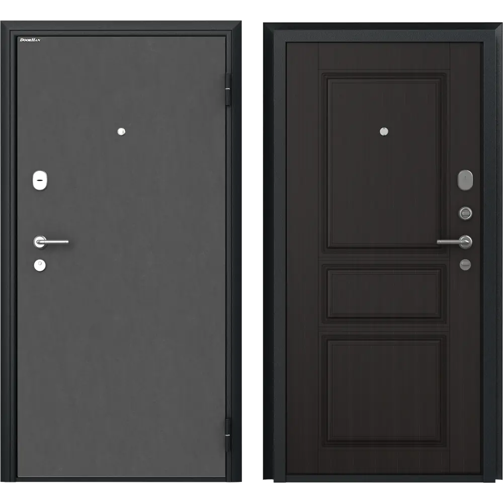 Дверь входная металлическая Премиум New 98x205 см правая венге классик DOORHAN STLM-2147074