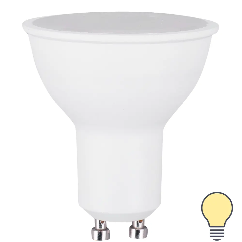 Лампа светодиодная GU10 230 В 8 Вт спот 700 лм, тёплый свет 82143301 STLM-2107077 OSRAM 