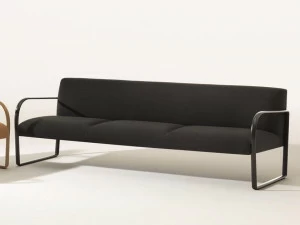 arper 3-местный диван-санки из ткани Arcos