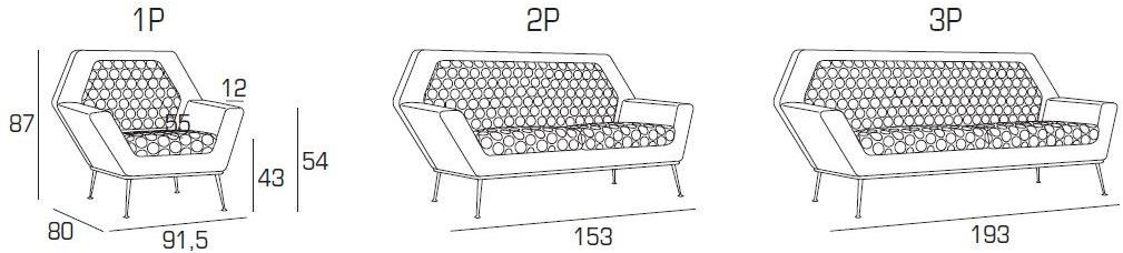 Adrenalina Кресло из ткани с подлокотниками Morebillow sun-id-1351859 - Вид №5