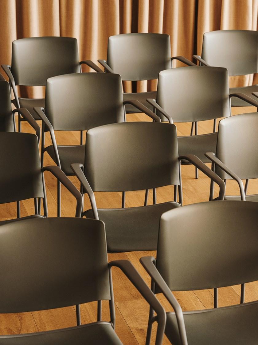 ENEA Штабелируемый тканевый стул с подлокотниками Ema sun-id-1445413 - Вид №17