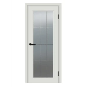 Межкомнатная дверь МАРИО РИОЛИ Лион с тонированным стеклом и магнитным замком 89384272