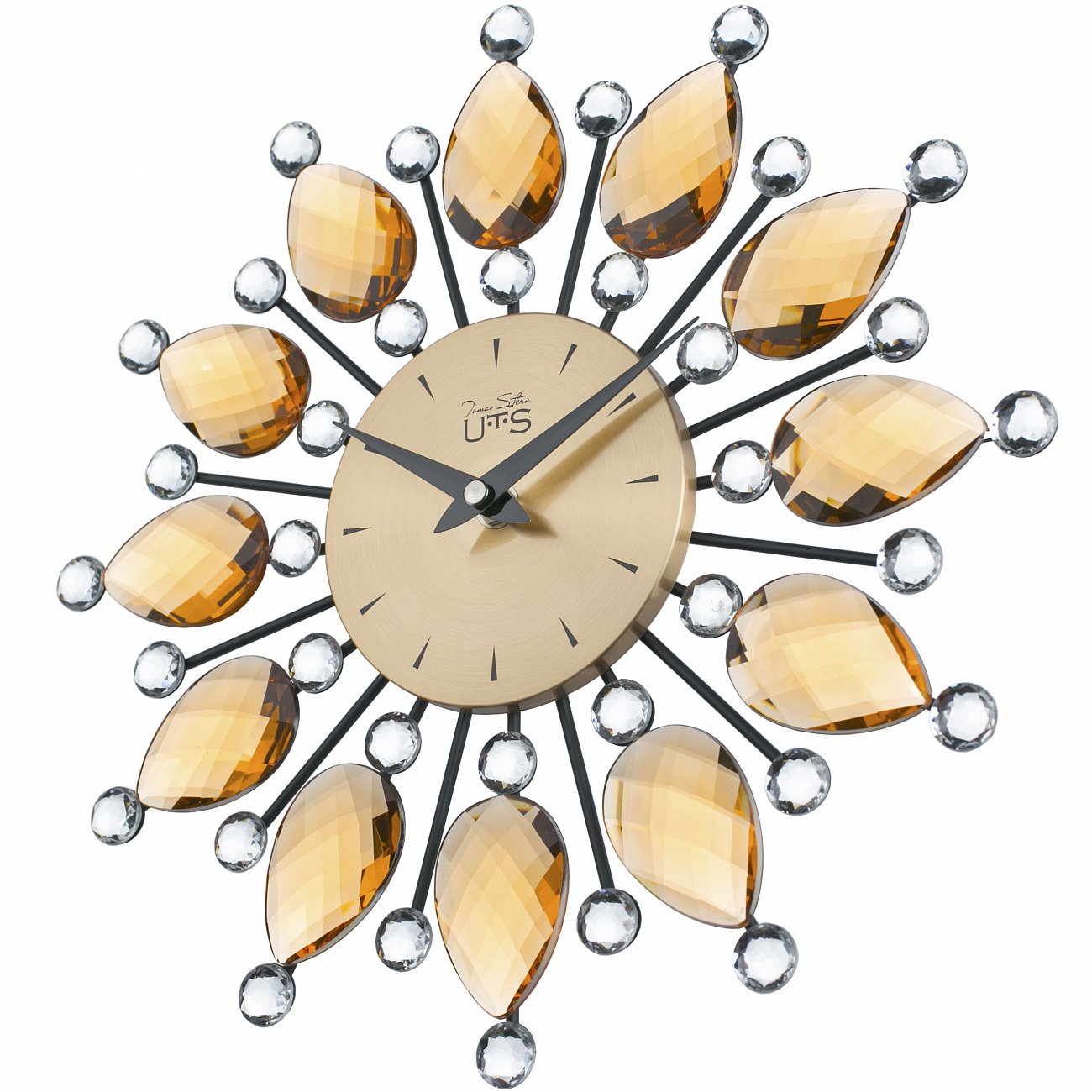 Часы-солнце настенные золотистые Tomas Stern 8040 TOMAS STERN СОЛНЦЕ 00-3872745 Золото  - Вид №1