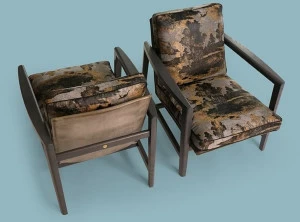 Borzalino Кресло из ткани с подлокотниками