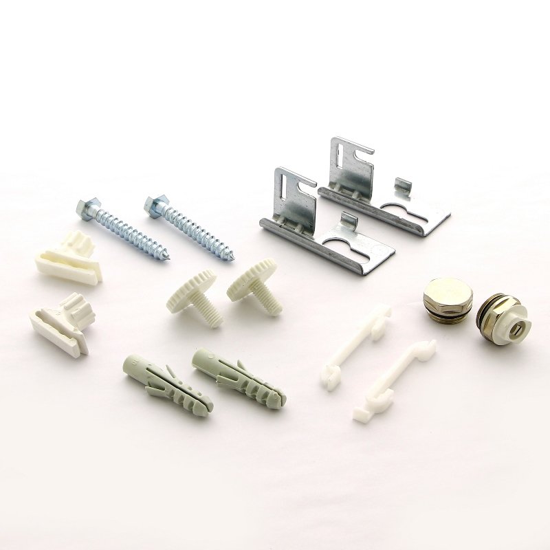 Комплект кронштейнов с заглушкой и воздухоотводчиком VOGEL&NOOT для крепления радиаторов (тип К) низ 1030681BO - Вид №3