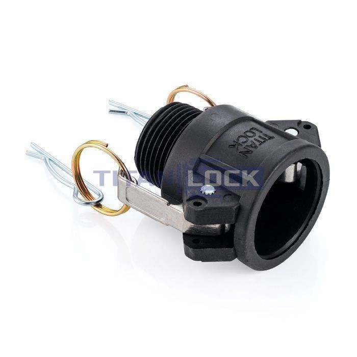 Камлок полипропиленовый тип B розетка, наруж. резьба BSP 2 1/2", TL250BPP TITAN LOCK  - Вид №3
