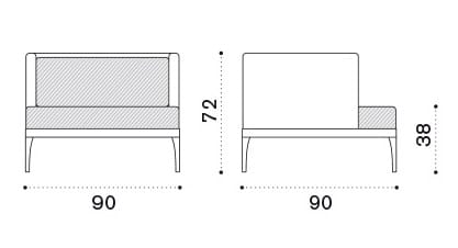 Садовое кресло Ethimo LightWick® ARCH-00088501 - Вид №3