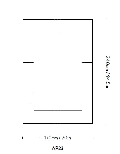 Прямоугольный ковер из шерсти, вискозы и бамбукового шелка &Tradition CRUISE AP23 ARCH-00082839 - Вид №10