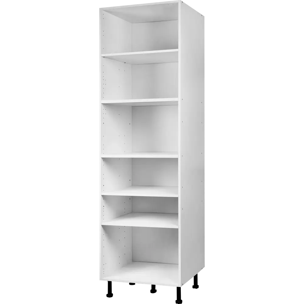Колонка напольная 60x200x56 см, ЛДСП, цвет белый 18793467 STLM-2130003 DELINIA 