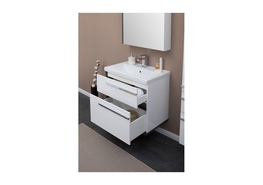 Тумба с раковиной Aquanet Фостер 70 эвкалипт мистери/белый 0020206400187813 - Вид №7