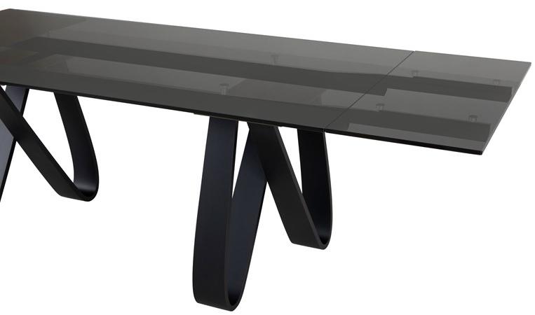 Tonin Casa Раздвижной прямоугольный стол из дерева и стекла sun-id-1472597 - Вид №1