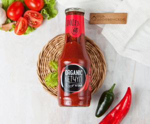 6829 Кетчуп "Organic" томатный острый Вкусляндия