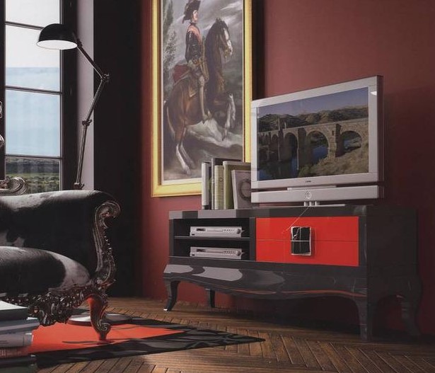 008674 Тумба под ТВ Plain 176 см La Ebanisteria Quantum